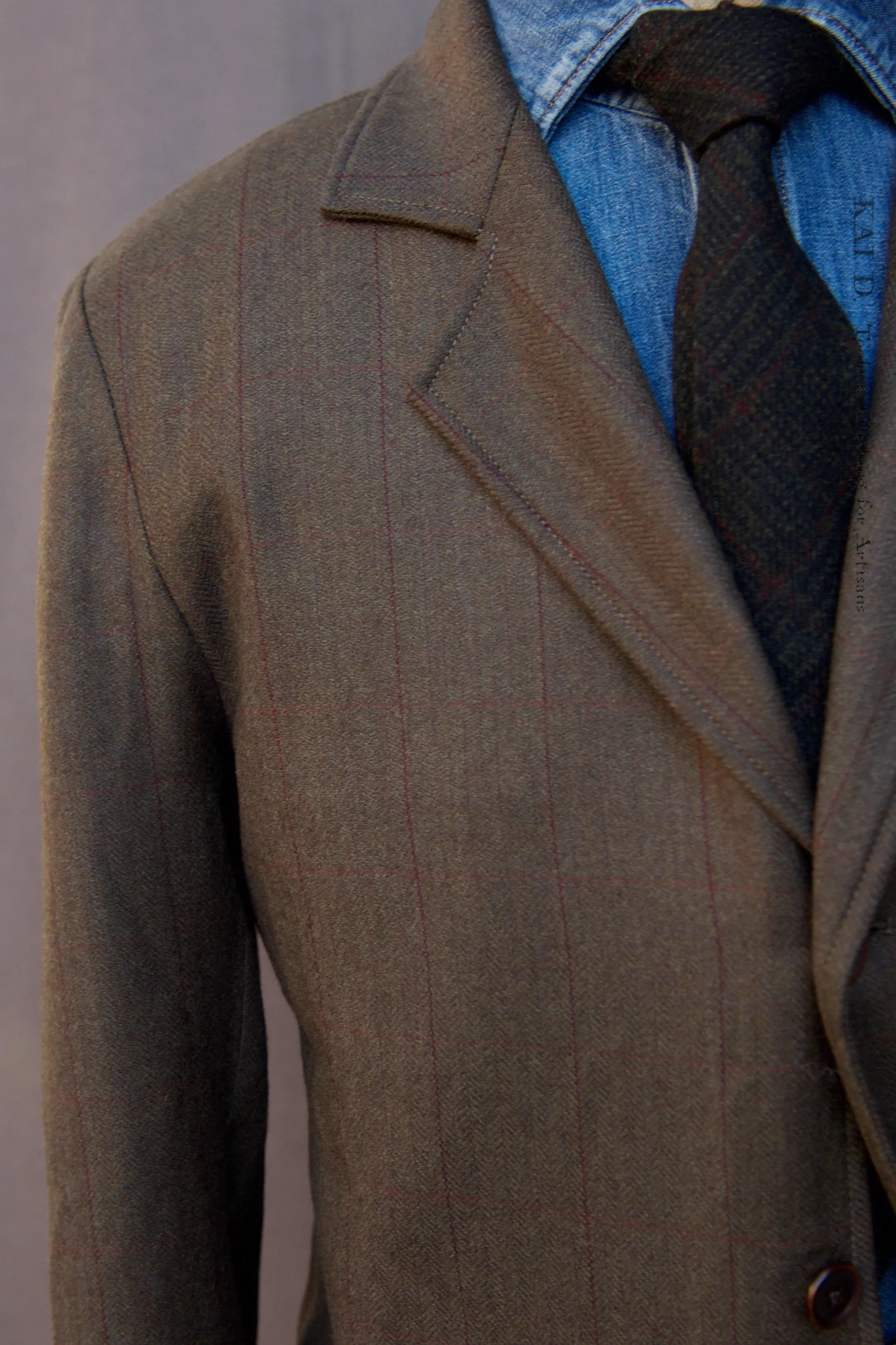 Shoemaker's Jacket - British Wool Plaid  - M, L, XL