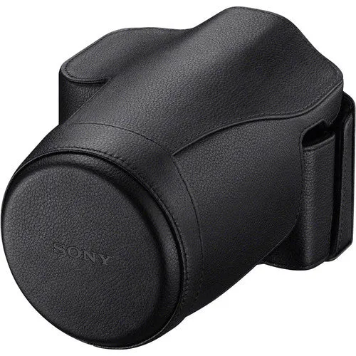 Sony Genuine Leather Jacket Case for a7 or a7R Digital Camera (Black)