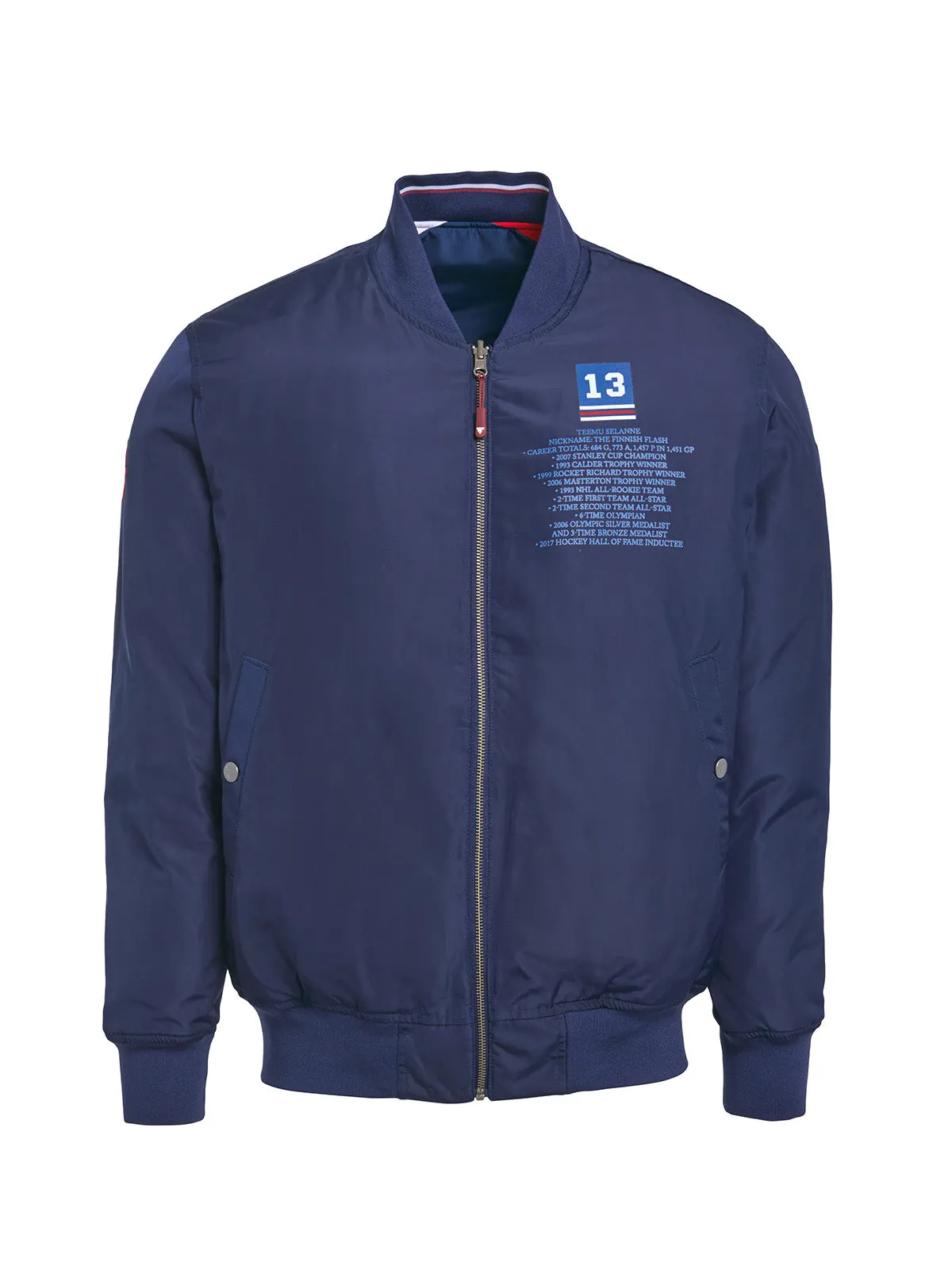 Teemu Selanne Reversible Bomber Jacket