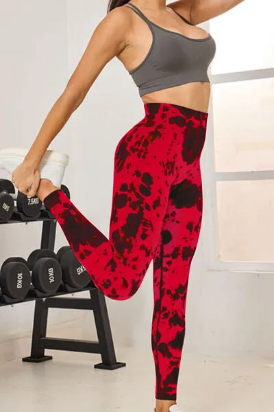 Tie-Dye High Waist Activewear Leggings