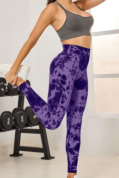 Tie-Dye High Waist Activewear Leggings