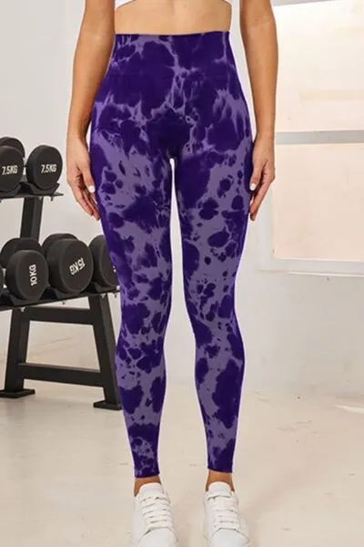 Tie-Dye High Waist Activewear Leggings