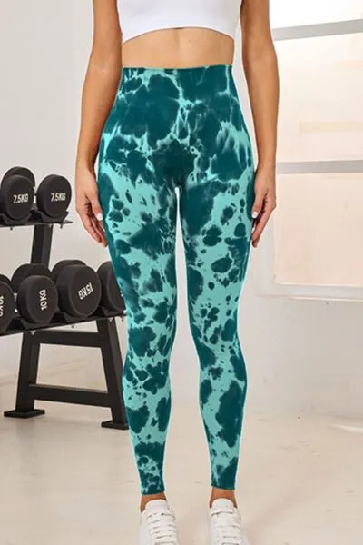 Tie-Dye High Waist Activewear Leggings