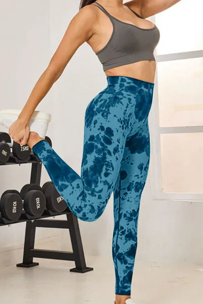 Tie-Dye High Waist Activewear Leggings