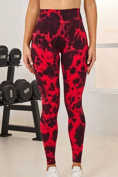 Tie-Dye High Waist Activewear Leggings