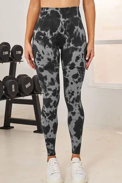 Tie-Dye High Waist Activewear Leggings