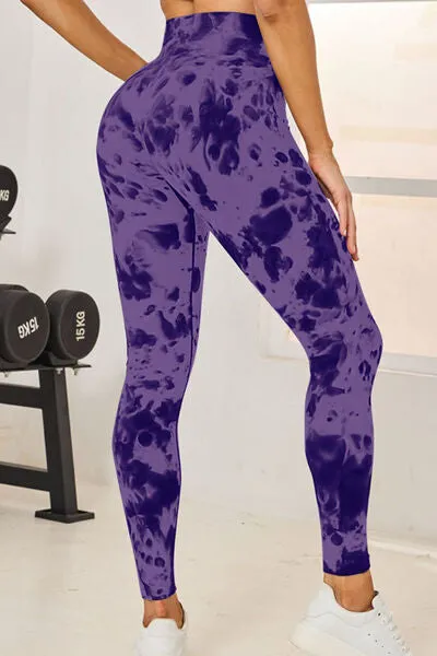 Tie-Dye High Waist Activewear Leggings