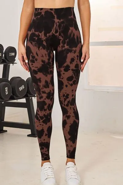 Tie-Dye High Waist Activewear Leggings