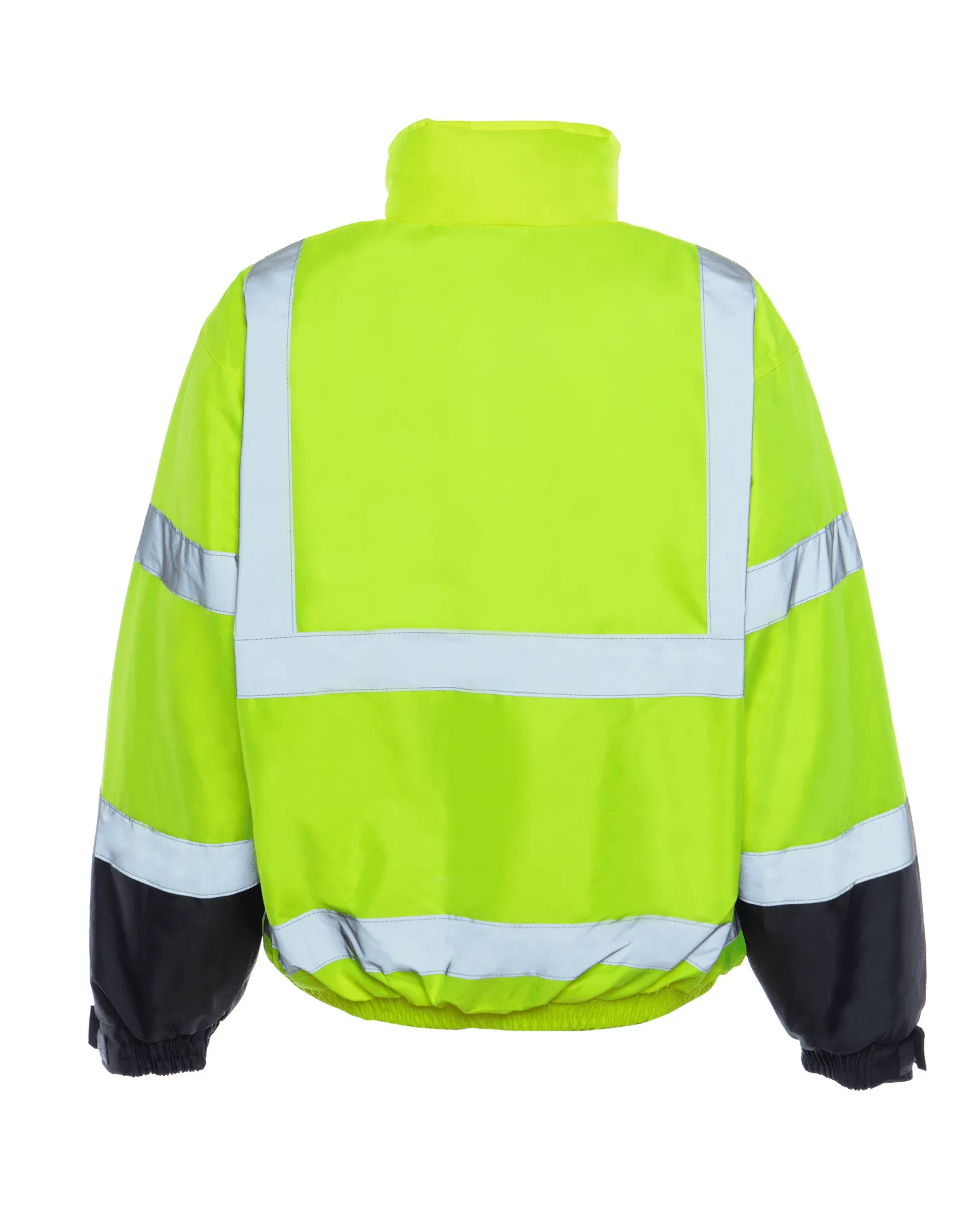 UHV563 HiVis Bomber Jacket with Removable Fleece & Teflon Fabric Protector - Yellow