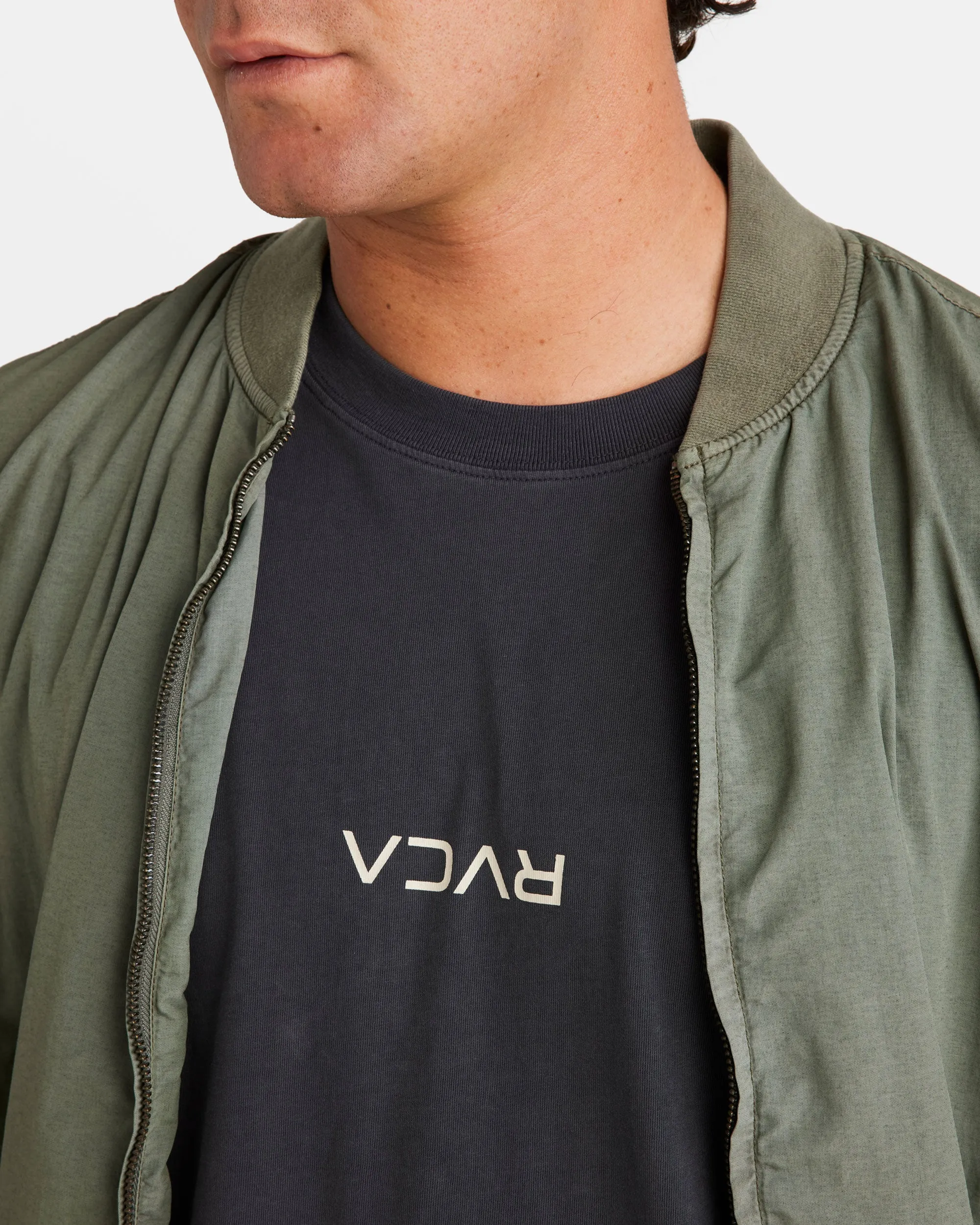 Vacancy Bomber Jacket - Sage Leaf