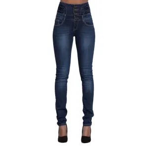 VenusFox High Waist Denim Skinny Pencil Jeans