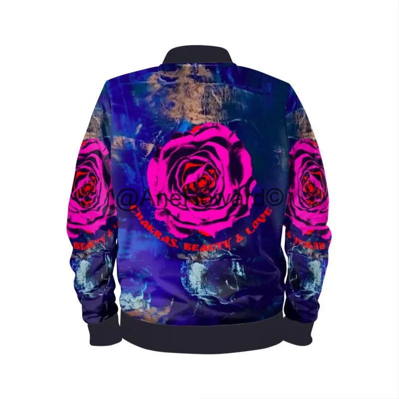 Women's Bomber Jacket CHAKRAS, LOVE & BEAUTY