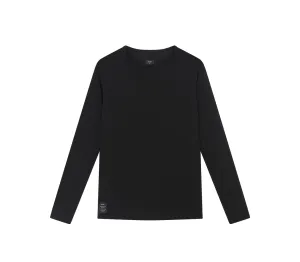 Women's L/S Merino & Silk Base Layer | Black