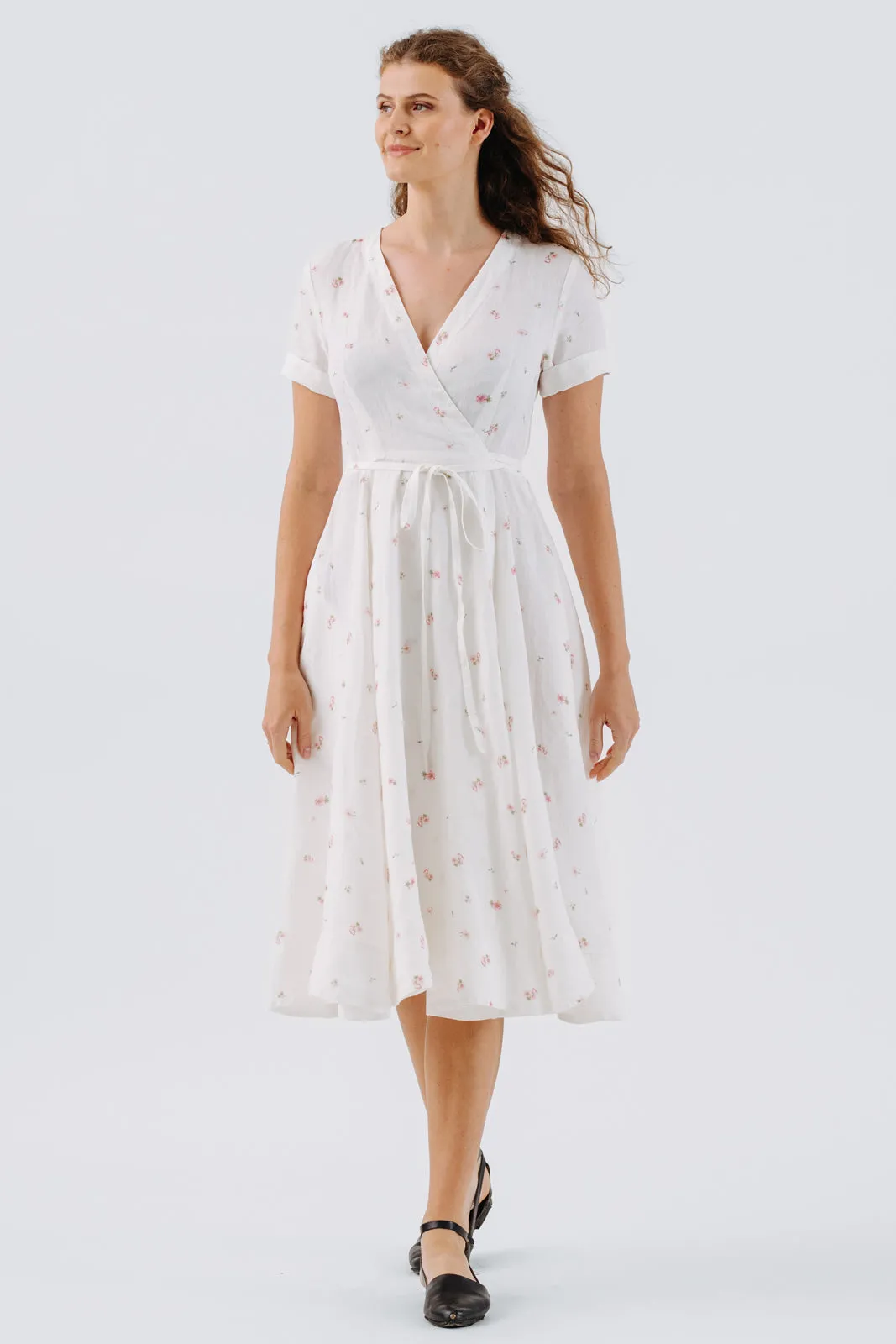 Wrap Dress, Short Sleeve