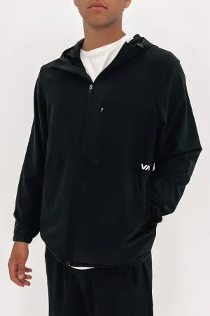 Yogger Zip-Up Hooded Jacket II Black